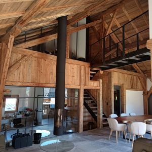 création d'une passerelle look industrie en acier patiné création d'une passerelle look industrie en acier patiné