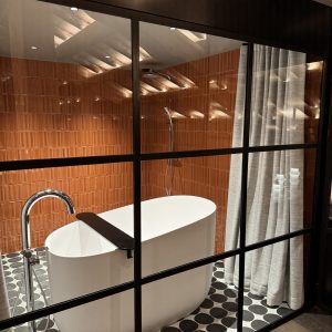 verrière de salle de bains verrière de salle de bains