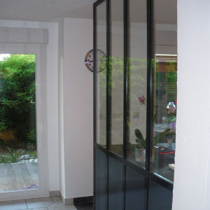 Cloison - verrière style industrie