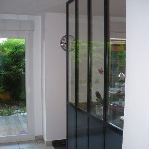 Cloison - verrière style industrie