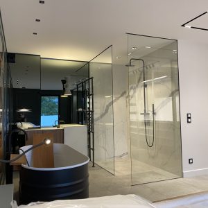 paroi douche et miroir fumé paroi douche et miroir fumé