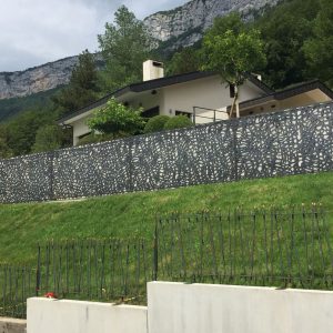 tôle motif corten et clôture tole motif corten et clôture